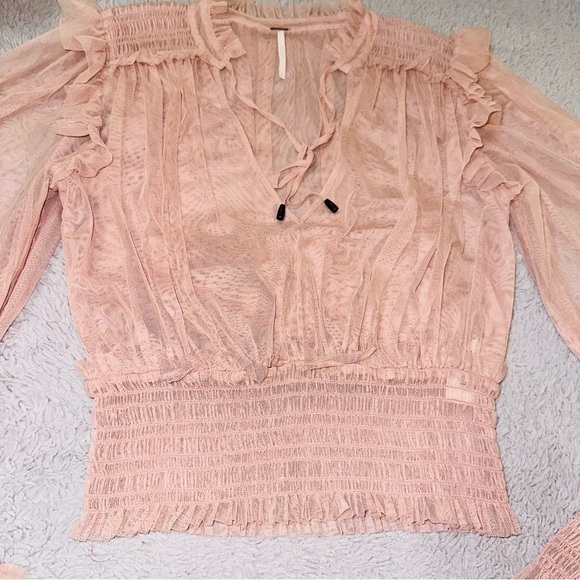Free People Twyla sheer top - Picture 9 of 17